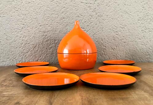 Deens design Laurids Lønborg Onion onderzetters jaren 70, Verzamelen, Retro, Huis en Inrichting, Ophalen