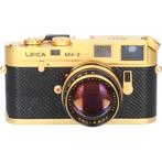 Leica M4-2 Set Goud Leitz Wetzlar Summilux 50mm f/1.4, Audio, Tv en Foto, Fotocamera's Analoog, Ophalen of Verzenden, Compact