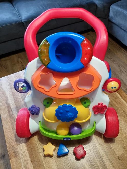 Chicco loopwagen, Kinderen en Baby's, Speelgoed | Babyspeelgoed, Gebruikt, Overige typen, Met licht, Met geluid, Met wieltjes