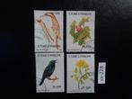 s tome e principe - vogels en bloemen 1992 (xx-228), Ophalen of Verzenden, Overige landen, Gestempeld