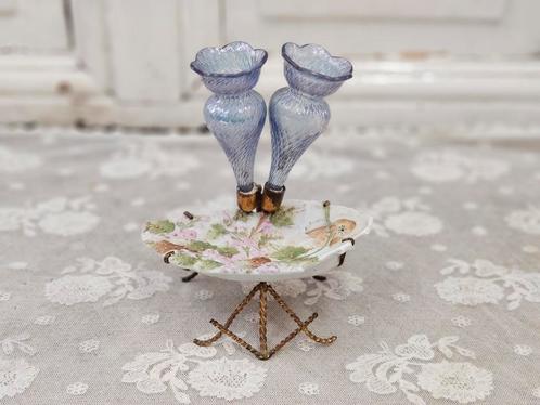 Bijouxhouder met vaasjes, Antiek en Kunst, Curiosa en Brocante, Ophalen of Verzenden