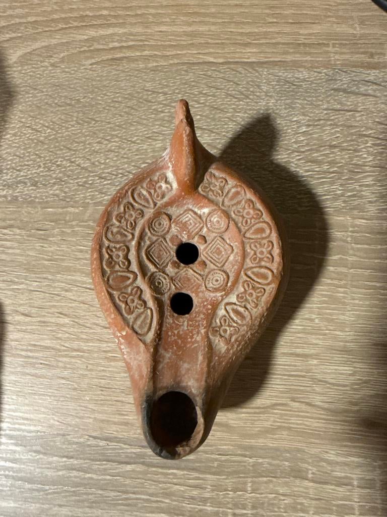 Antieke olielamp, Ophalen