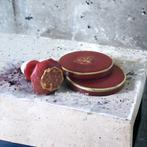 Wijnrode onderzetters goud + flessenstop Epoxy Art Cadeau, Ophalen, Nieuw, Glas of Kopje