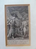 gravure aftocht keizerlijke Duitse troepen 18e eeuw Malvieux, Antiek en Kunst, Kunst | Etsen en Gravures, Verzenden