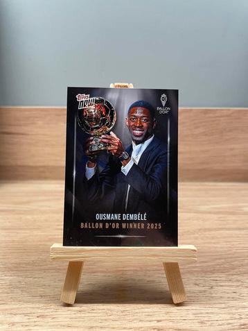 Topps Now 2025 Ousmane Dembele Ballon D'Or kaart beschikbaar voor biedingen