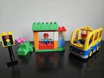 Duplo busstation (10528) met bus, gebouw en figuren, Ophalen of Verzenden, Complete set, Duplo