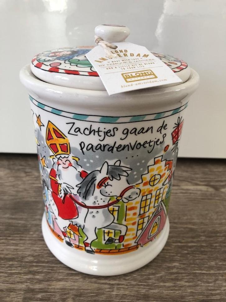 Blond Amsterdam Sinterklaas pepernotenpot (nieuw), Huis en Inrichting, Keuken | Servies, Nieuw, Overige typen, Blond Amsterdam