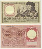 Nederland 100 Gulden 1953 Erasmus, Ophalen of Verzenden, 100 gulden, Los biljet
