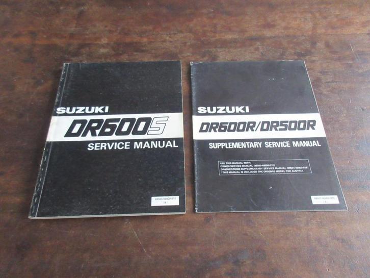 Suzuki DR600S DR600R DR500R werkplaatshandboek manual, Motoren, Handleidingen en Instructieboekjes, Suzuki, Ophalen of Verzenden