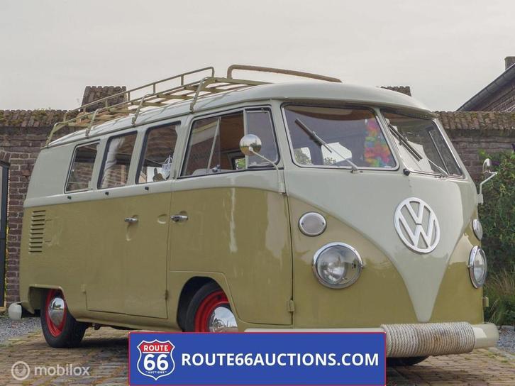 Volkswagen Transporter T1 | 1967 | Route 66 Auctions, Auto's, Oldtimers, Bedrijf, Te koop, Volkswagen, Benzine, Overige carrosserieën