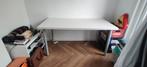 Wit Bureau 150x75x75 - Perfect voor Thuiswerken!, Huis en Inrichting, Bureaus, Ophalen, Gebruikt, Bureau