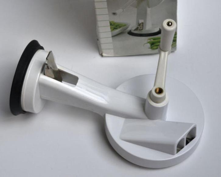 Bonensnijder Schulte, wit kunststof, Antiek en Kunst, Antiek | Keukenbenodigdheden, Ophalen of Verzenden