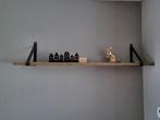 Wandplank steigerhout stalen beugels 140cm, Huis en Inrichting, Woonaccessoires | Wandplanken en Boekenplanken, Ophalen of Verzenden