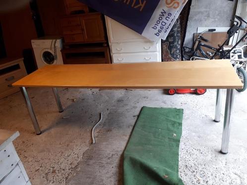 Grote tafel, Huis en Inrichting, Tafels | Eettafels, Zo goed als nieuw, 50 tot 100 cm, 200 cm of meer, Vijf personen of meer, Rechthoekig