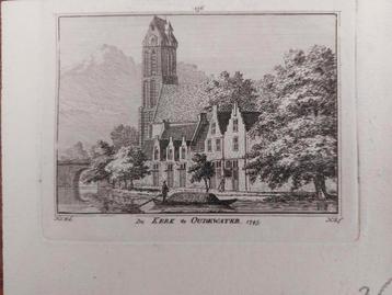 256 / De kerk te Oudewater  H. Spilman  uit 18e eeuw beschikbaar voor biedingen