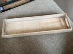 Hout dienblad, houten plateau bloemschikken, Huis en Inrichting, Woonaccessoires | Dienbladen, Ophalen of Verzenden, Zo goed als nieuw