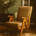 Prachtige vintage fauteuille, Huis en Inrichting, Fauteuils, Ophalen, Minder dan 50 cm, 75 tot 100 cm, Zo goed als nieuw