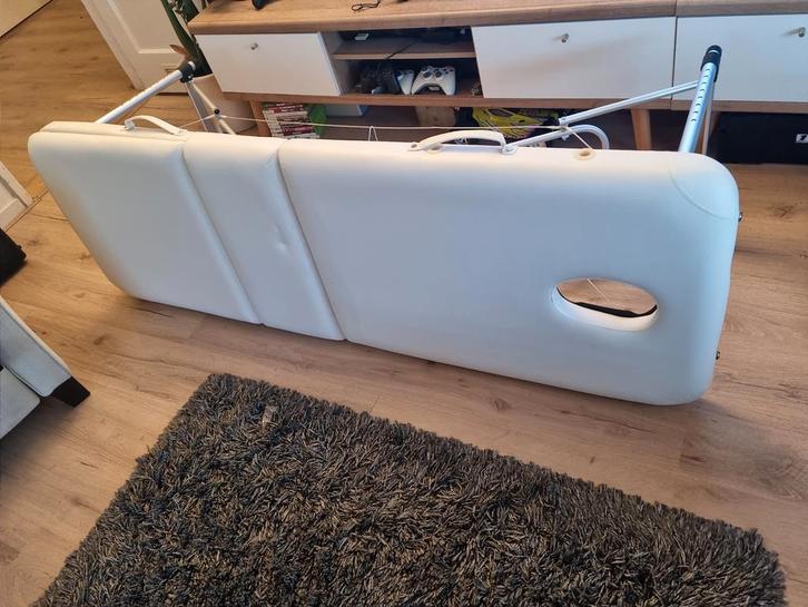 Massagetafel - Inklapbaar en Verstelbaar, Huis en Inrichting, Slaapkamer | Bedden, Gebruikt, Eenpersoons, 70 cm of minder, 190 cm of minder