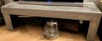 Side table tv meubel laag bankje 130 x 45cm betonlook ciré, Ophalen, 100 tot 150 cm, Minder dan 100 cm, Industrieel