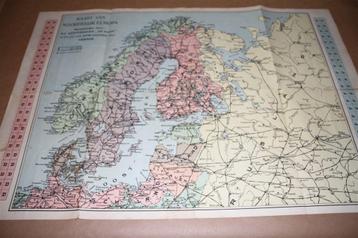 Kaart van Noordelijk Europa - Zeepfabriek De Klok 1935 !! beschikbaar voor biedingen