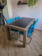 Nette eettafel, Ophalen, 50 tot 100 cm, Zo goed als nieuw, 150 tot 200 cm