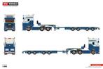 WSI MAN TGX GX 6X2  WEEL WELL LOW LOADER MANDERS DEURNE, Hobby en Vrije tijd, Modelauto's | 1:50, Ophalen of Verzenden, Nieuw