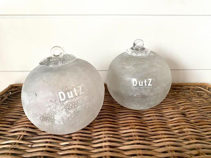 Dutz Kerstballen Set glas, Huis en Inrichting, Woonaccessoires | Stolpen, Zo goed als nieuw, Ophalen of Verzenden