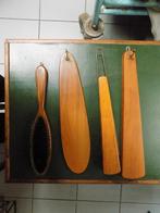 borstel Retro teak Jaren 60 Kledingschuier borstel gang set, Ophalen of Verzenden, Gebruikt
