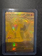 Pokemon Zeldzame M Charizard EX - Gouden Kaart! Mint!, Ophalen, Zo goed als nieuw, Losse kaart, Foil