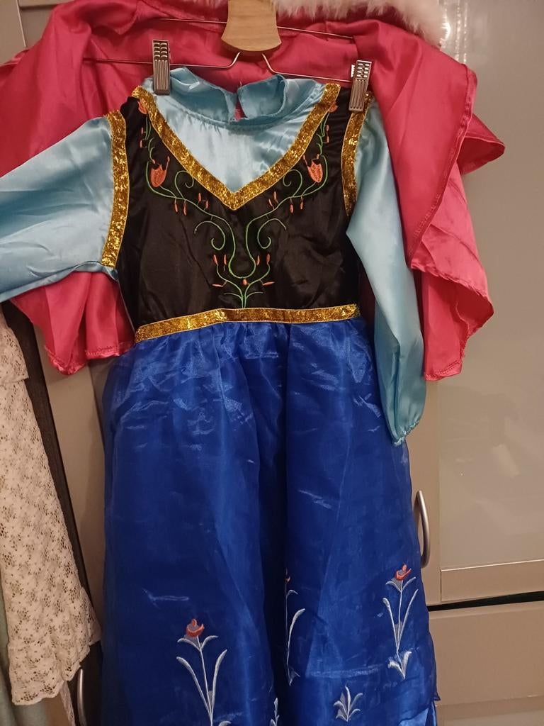 ELSA & ANNA Prinsessenjurk voor meisjes, ijskoningin, prinsessenkostuum