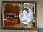 Vintage Reclame spiegel CocaCola, Verzamelen, Ophalen, Gebruikt, Overige typen