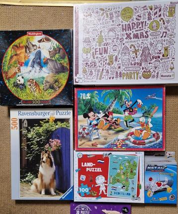 Diverse puzzels beschikbaar voor biedingen