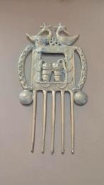 Antieke Messing koper peineta Sierkam wanddecoratie – 1950, Antiek en Kunst, Ophalen of Verzenden