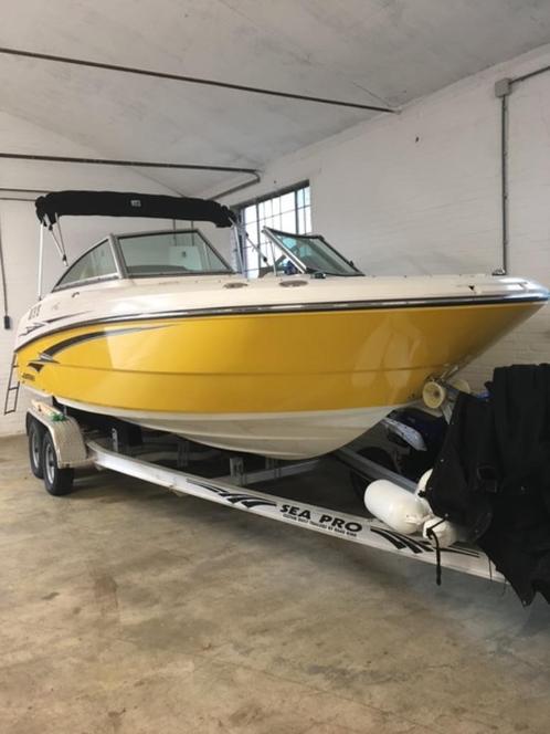 Montery 220 Explorer, Watersport en Boten, Speedboten, Gebruikt, 6 meter of meer, Benzine, 200 pk of meer, Polyester, Binnenboordmotor