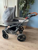 Complete grijze combiwagen - KNORR-BABY, Kinderen en Baby's, Kinderwagens en Combinaties, Verstelbare duwstang, Zo goed als nieuw