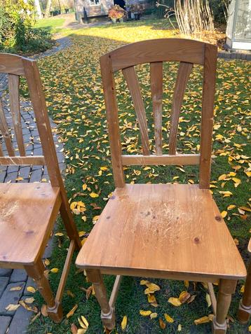 Grenen stoelen - set van 4 beschikbaar voor biedingen