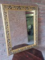 Mooie Spiegel met Gouden Lijst, Huis en Inrichting, Woonaccessoires | Spiegels, Ophalen, Gebruikt, Vierkant, 50 tot 75 cm