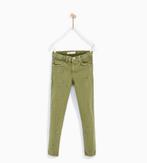 Zara stretch skinny kaki groen jeans broek maat 164, Broek, Meisje, Nieuw, Ophalen of Verzenden