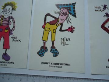 sticker oud Emmeloord Cloffy kinderkleding strip retro kind  beschikbaar voor biedingen