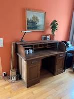 Bureau / secretaire met rolluik mid century, Ophalen, Gebruikt