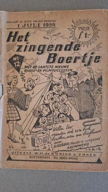 Het zingende boertje- 1954 beschikbaar voor biedingen