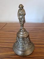 Antieke bronzen bel met Napoleon figuur, Antiek en Kunst, Ophalen, Brons