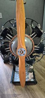 7 Cilinder stermotor (radial engine) incl propeller., Verzamelen, Luchtvaart en Vliegtuigspotten, Ophalen of Verzenden, Zo goed als nieuw