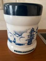 Vintage Willem II Fantastica Bewaarbus Sigaren, Gebruikt, Porselein of Keramiek, Mand, Rond