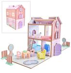 Draagbaar houten poppenhuis nieuw, Kinderen en Baby's, Speelgoed | Poppenhuizen, Ophalen of Verzenden, Nieuw, Poppenhuis