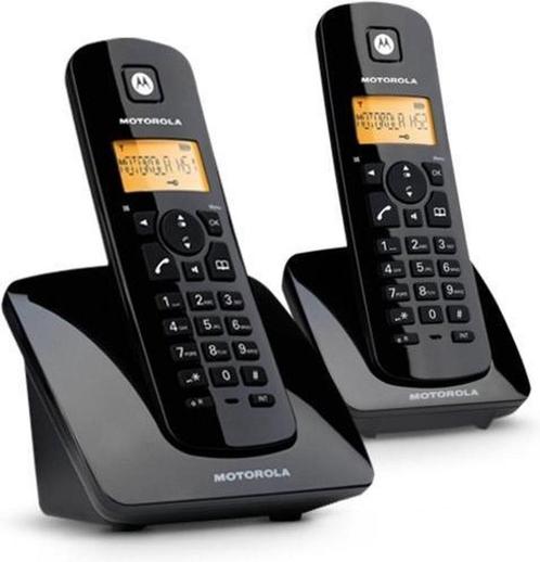 Motorola C402 DECT draadloze twin handset zgan compleet, Telecommunicatie, Vaste telefoons | Handsets en Draadloos, Zo goed als nieuw