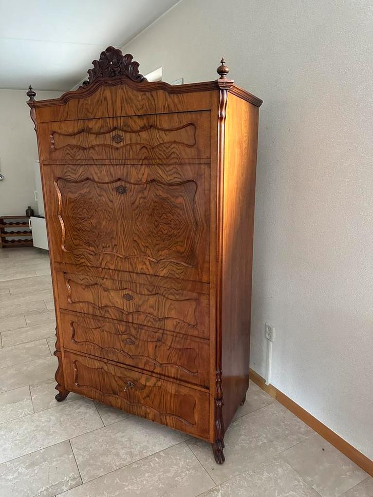 Authentieke antieke kast – Franse stijl-karakter-vakmanschap, Antiek en Kunst, Antiek | Meubels | Kasten, Ophalen