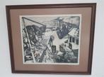 Jan Smitz [Belgie], originele litho, gesigneerd., Ophalen