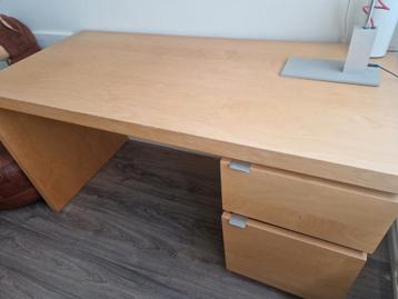 Ikea Malm bureau berkenfineer - afbeelding 2