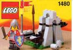 Lego Castle Lion Knights / Crusaders 1480 King's Catapult, Ophalen of Verzenden, Zo goed als nieuw, Complete set, Lego